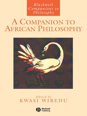 cover image of A Companion to African Philosophy